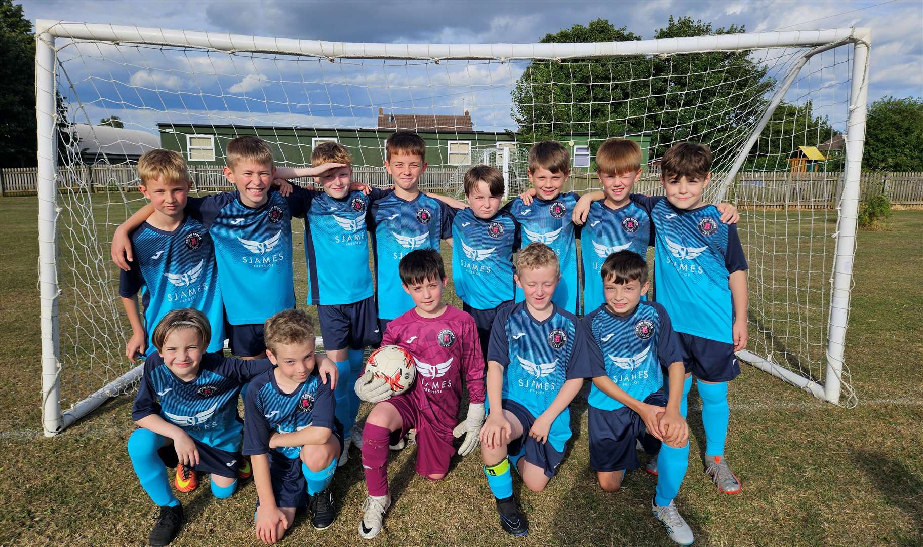 Ketton Sports U10s Orange team. The club runs boys teams from under 7s through to men's senior and veterans