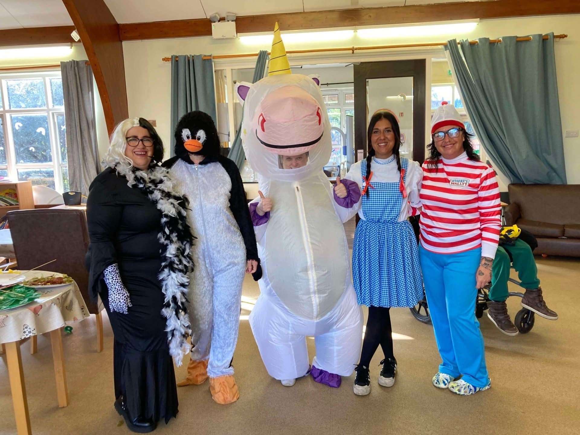 Staff at The Cree Centre, Grantham and District Mencap, dressed to impress. Photo: Supplied.