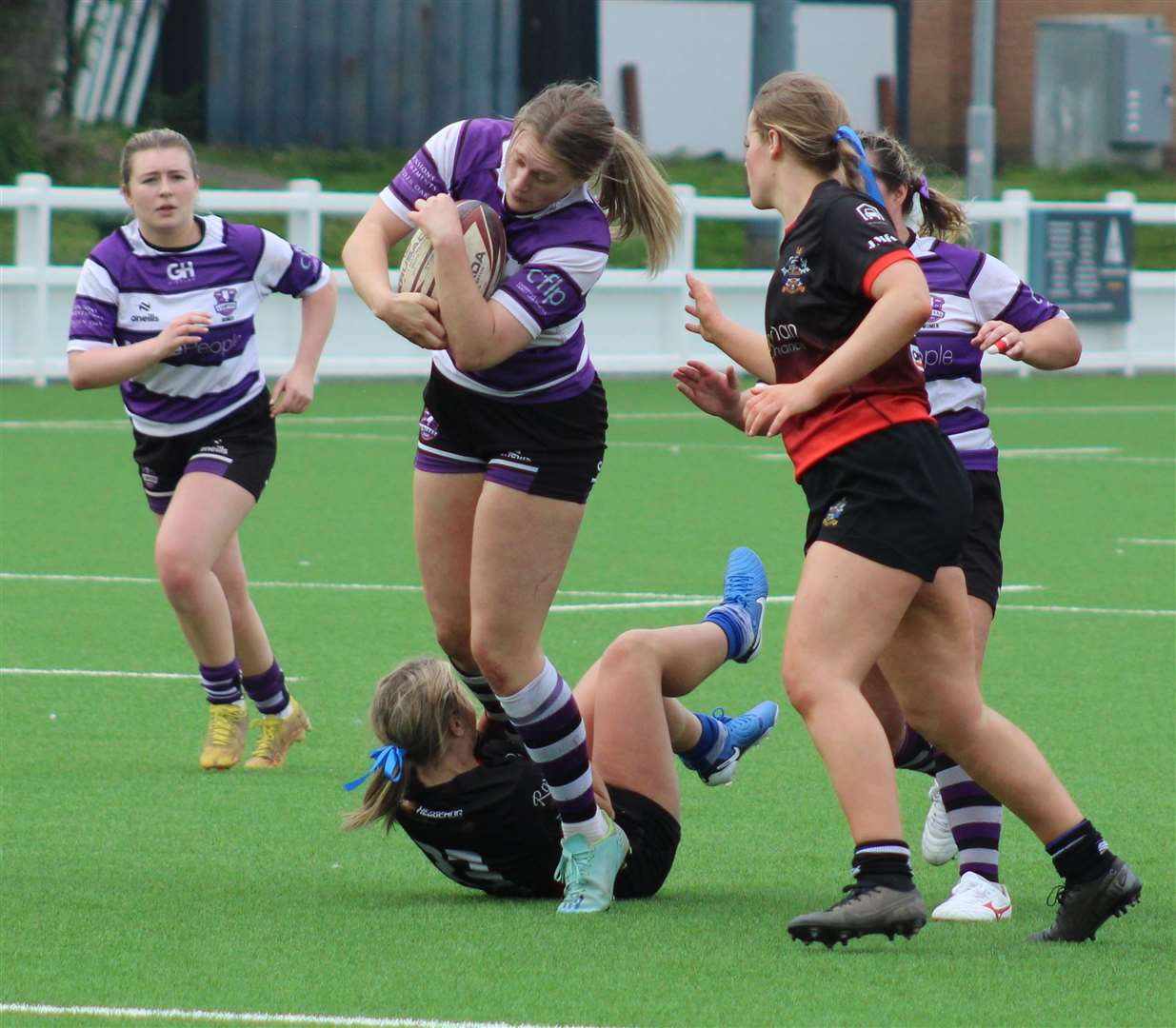 Action from Stamford's cup final with Long Eaton. Photo: Darren Dolby