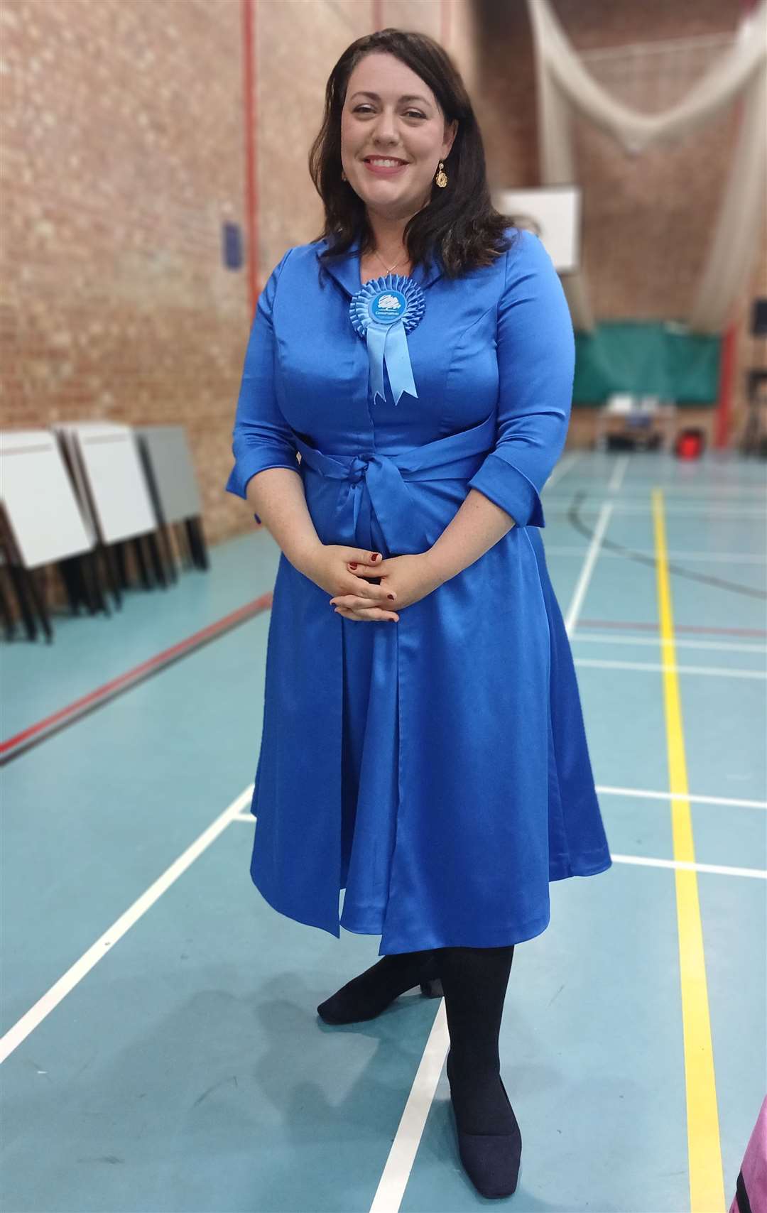Alicia Kearns following her election victory