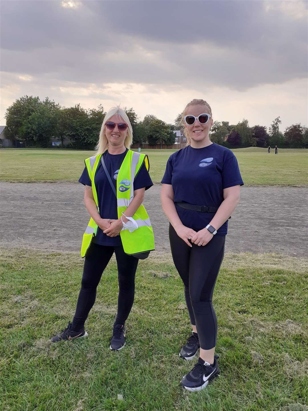 Vanessa Browning (left) and Emma Rose of the Community Mind Matters Running Group (49882100)