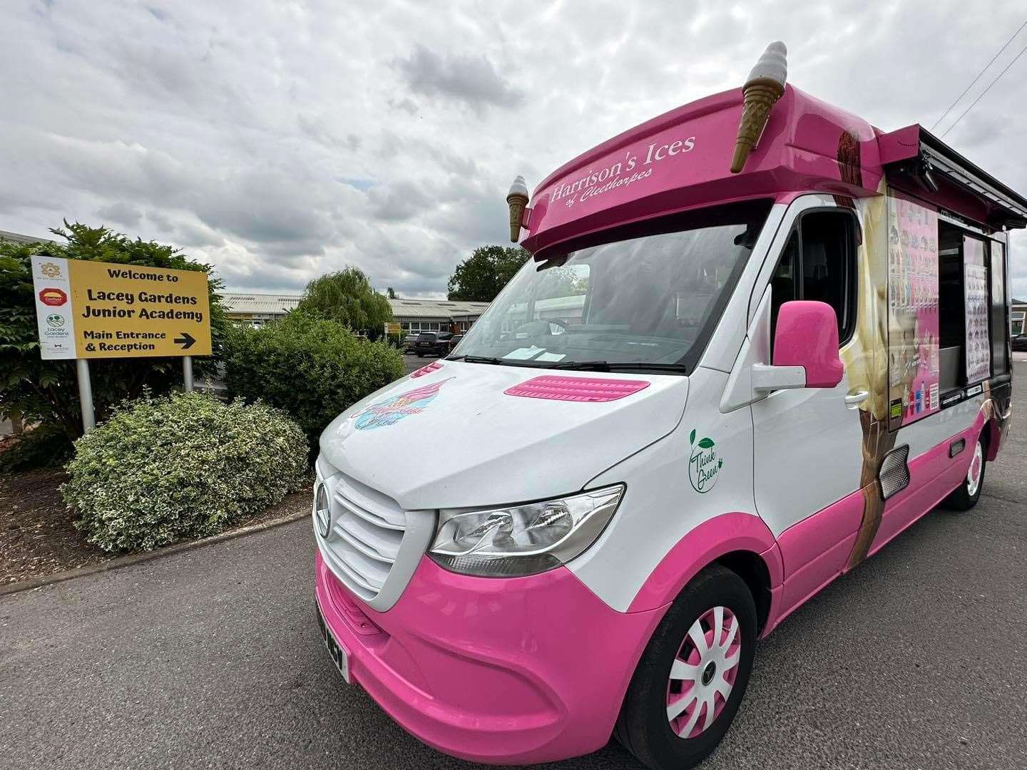 Harrison’s Ices which operates in Lincolnshire and is getting an icy reception for its loud jingles. Photo released May 23 2024.