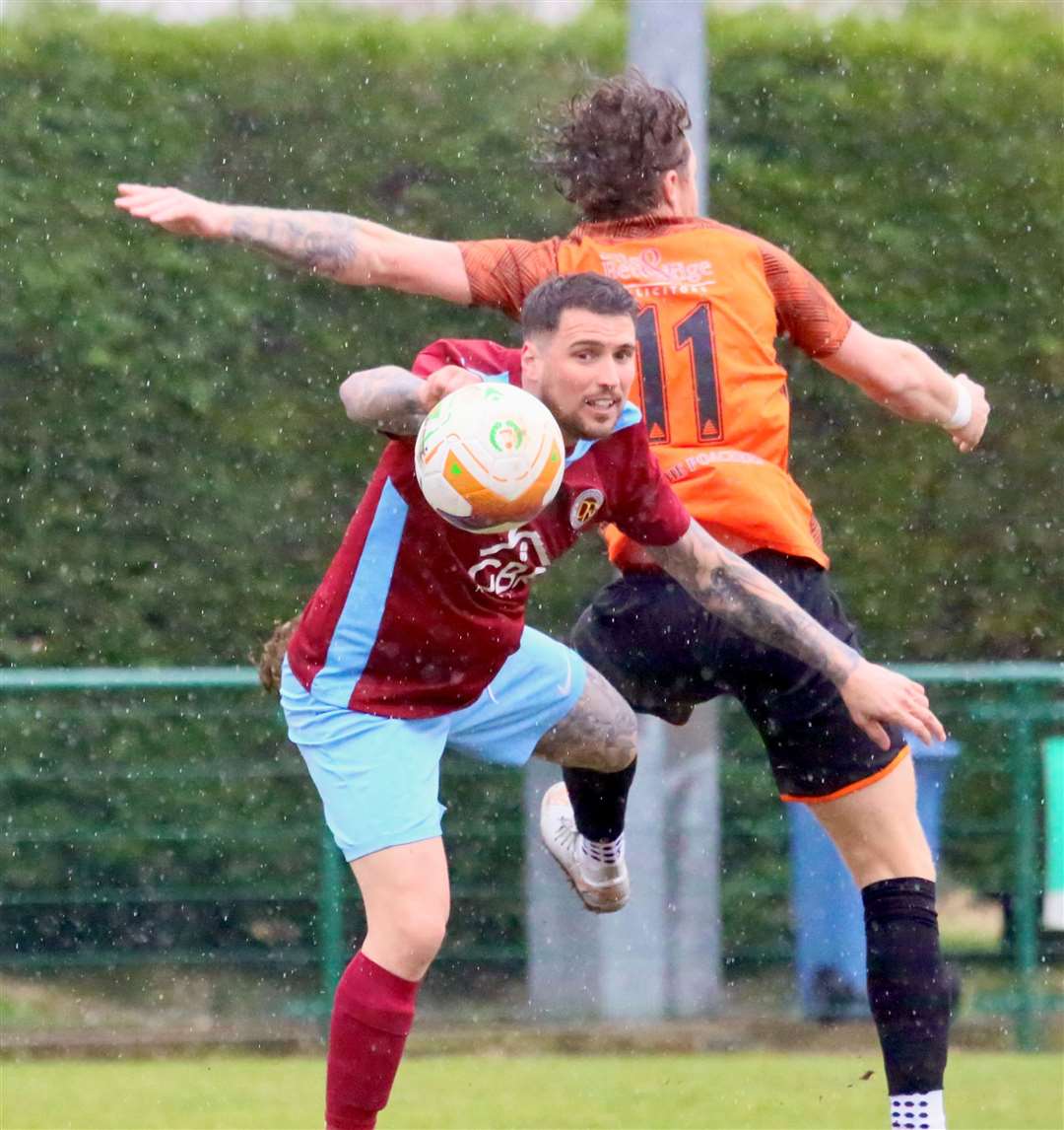 Action from Deeping Rangers' home draw with Boston Town. Photo: Jason Richardson