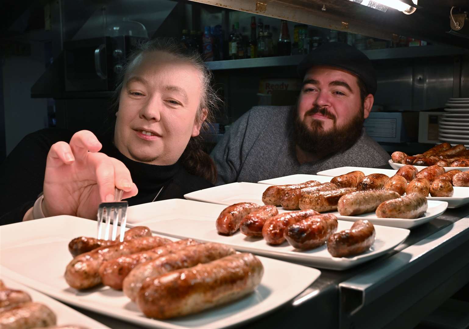 Gemma Williams and Ben Howlett cooked up a storm