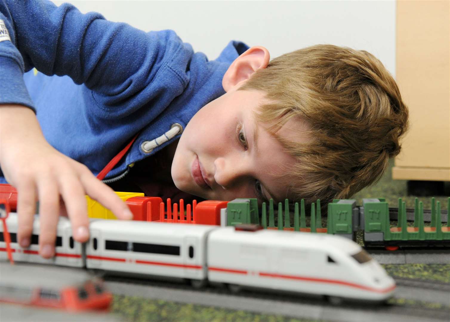 Jack, 10, is a member of Market Deeping Model Railway Club and attends its sessions for junior members. Photo: Chris Lowndes