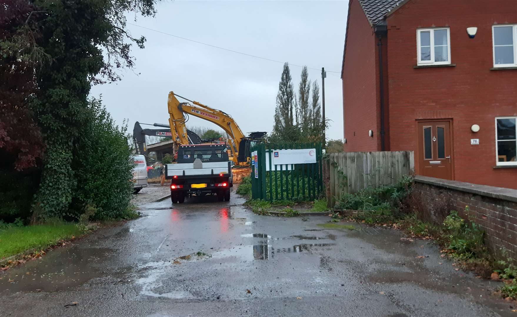 Work has started to build the new Aldi store in Fleet Road, Holbeach