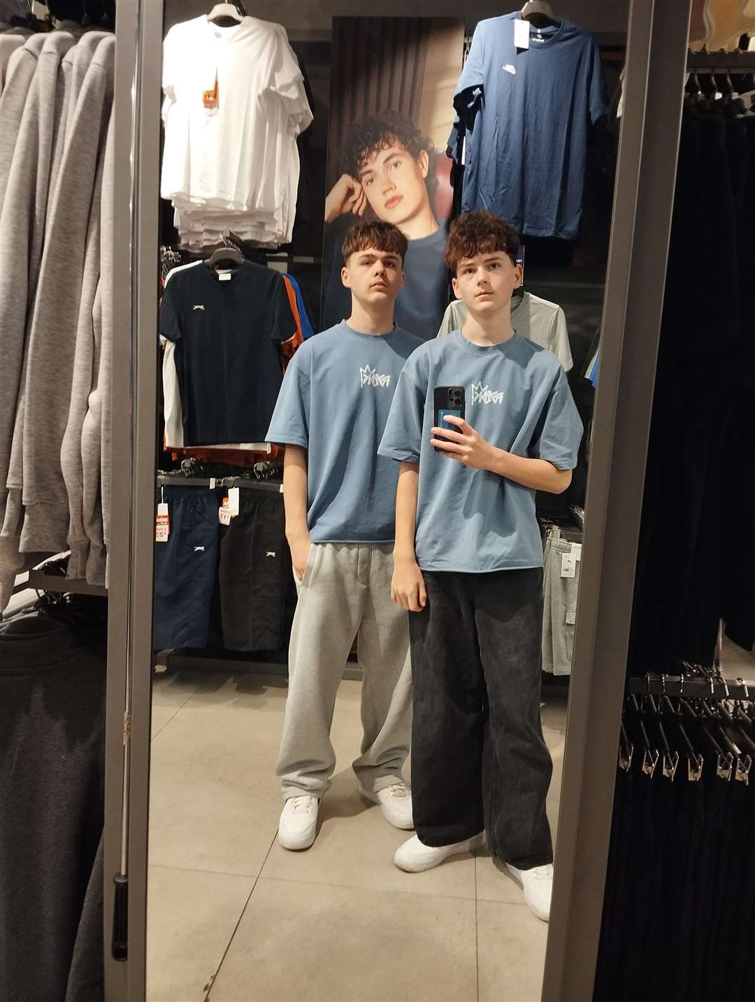 Joshua (right) and Charlie (left) have launched RYSK Streetwear to encourage young people to take bold risks. Photo: Supplied