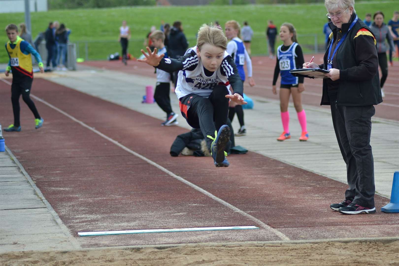 Lawson Capes holds the Lincolnshire under-11 record for the long jump with a personal best of 3.72m set in May.