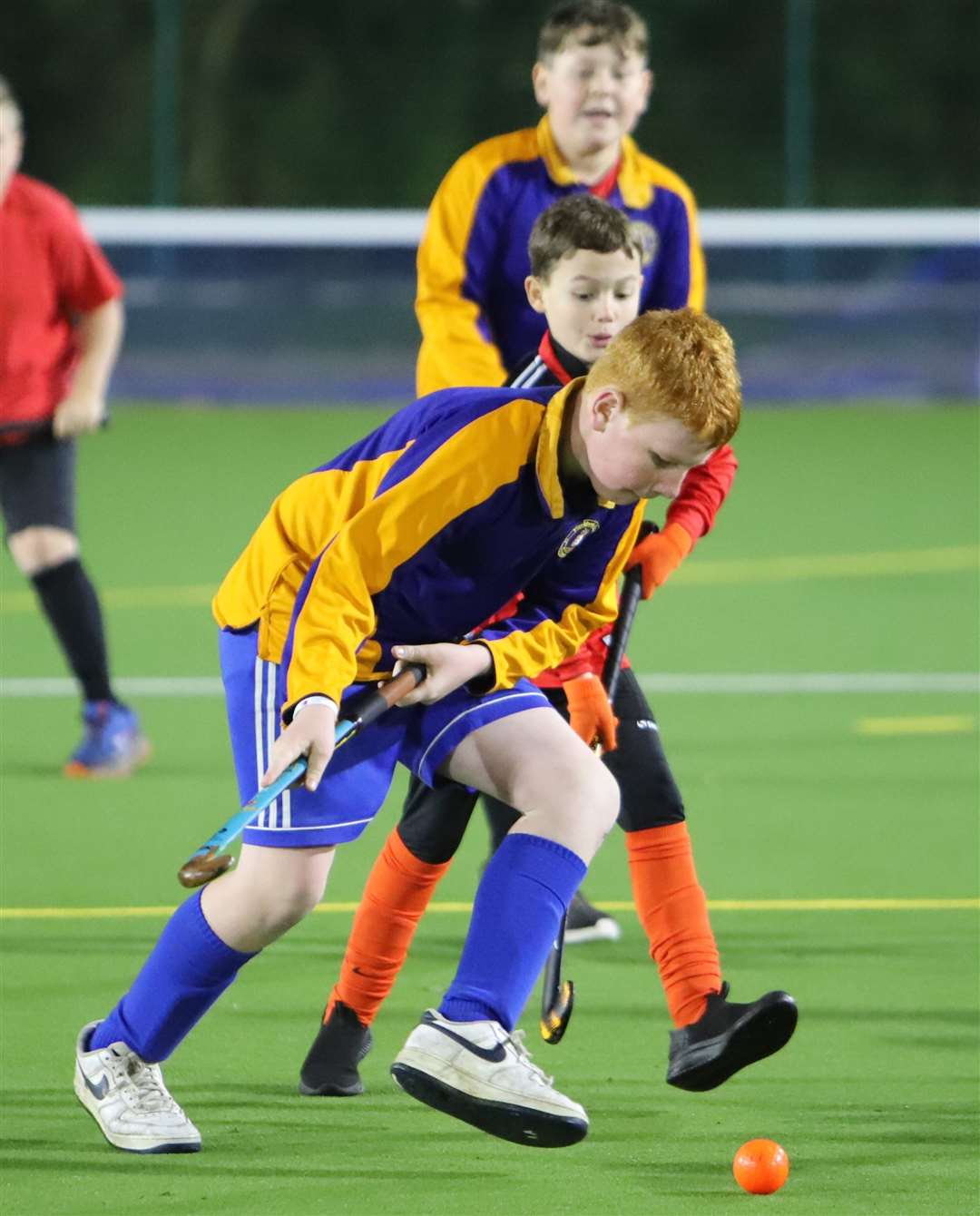 Action from the primary schools tournament at Glen Park. Photos: Nigel Cookson