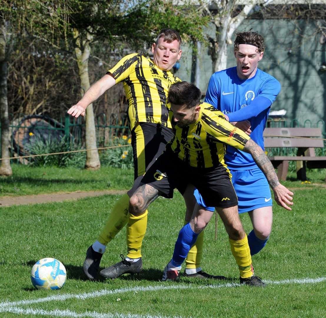 Uppingham Town v Crowland Town, Peterborough & District League Premier Division, 5 April 2025. Photo: Chris Lowndes