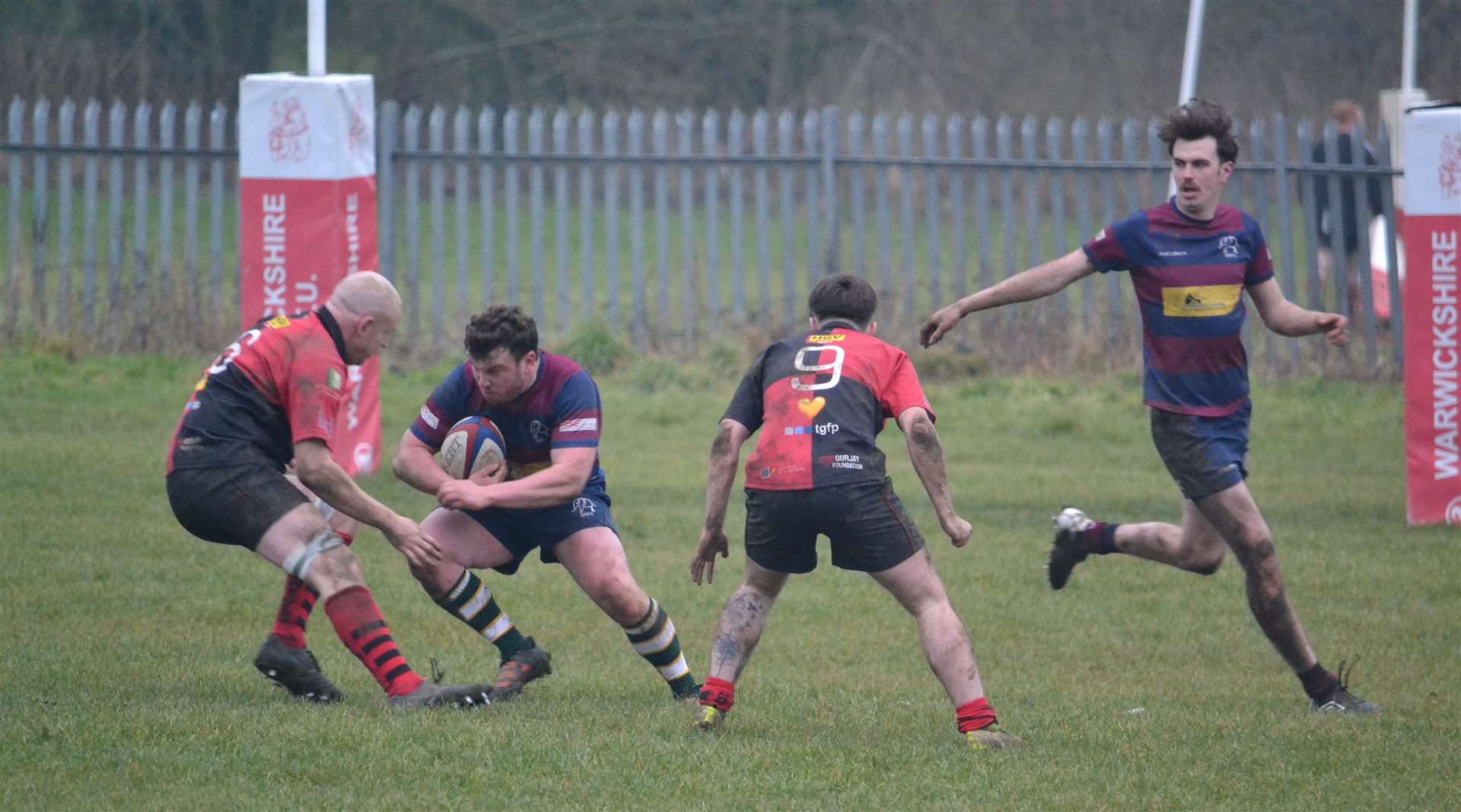 Action from Spalding's defeat at Newbold-on-Avon on Saturday. Photo: John Constable
