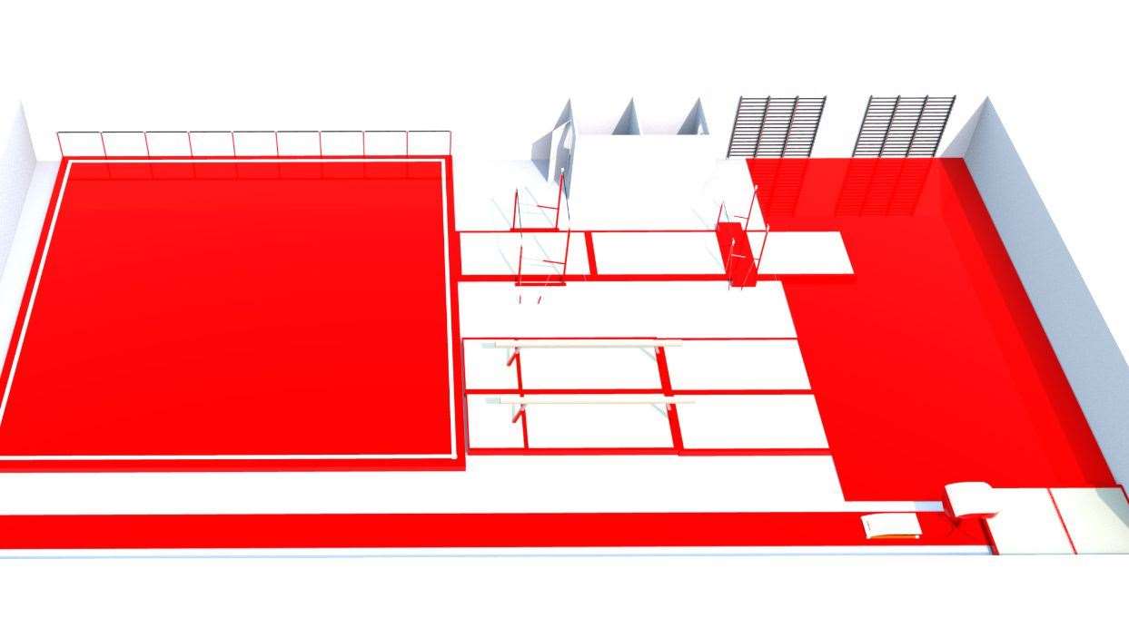 The proposed layout