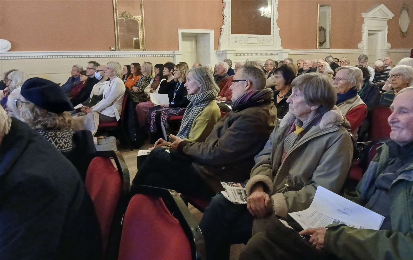 Compared with the patient group's previous annual meetings, the mood was calm