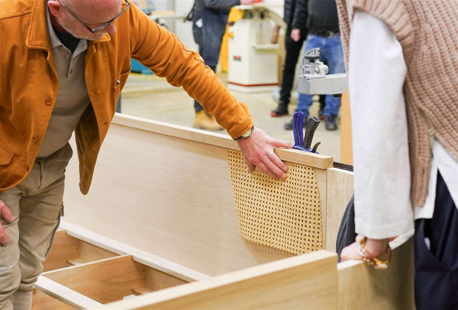 Noble Russel of Station Road, Uppingham fitting out bespoke furniture. Photo: Lucy Glen