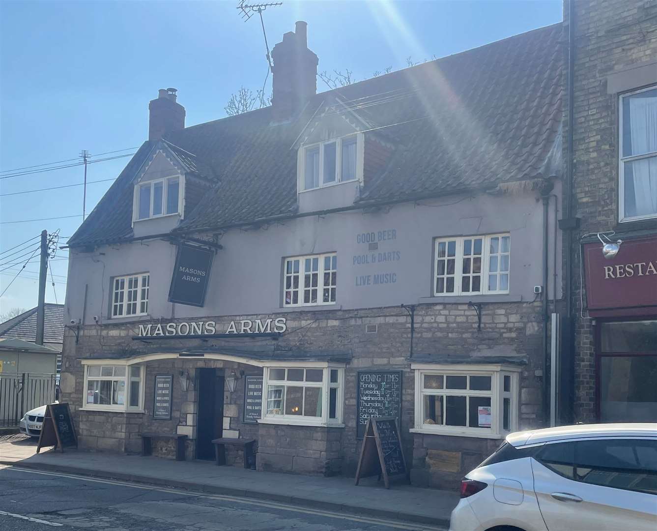 The Masons Arms in Bourne
