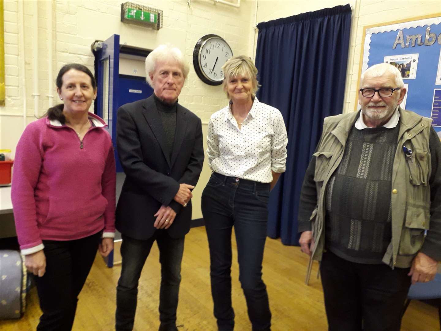 Left to right: Tracy Atkinson, St Vincent's hand bell leader and Festival Singers accompanist, Paul Breslin, keyboards and accordion, Nikki Applewhite, GROW founder, and Stuart Freshney, conductor. (9537116)