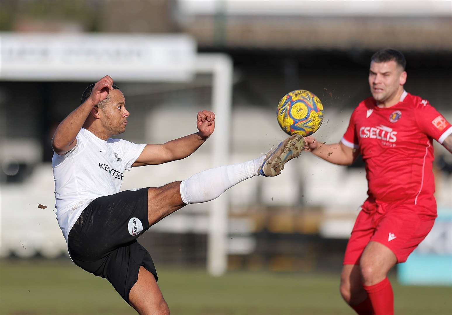 Action from Stamford's draw at Royston Town on Saturday. Photo: Rob O'Brien