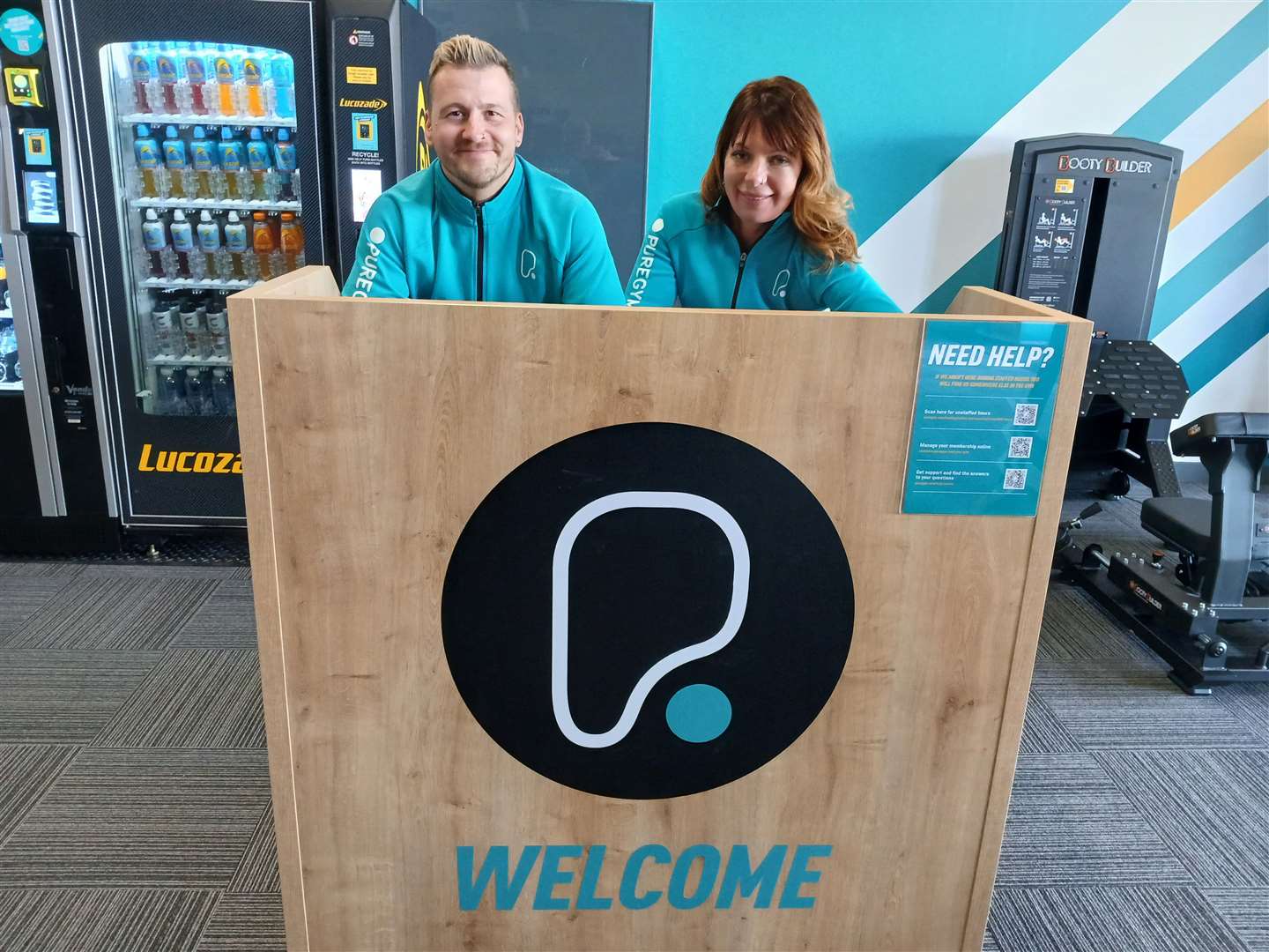 Rob Hope and Isla Oliver will manager the new gym