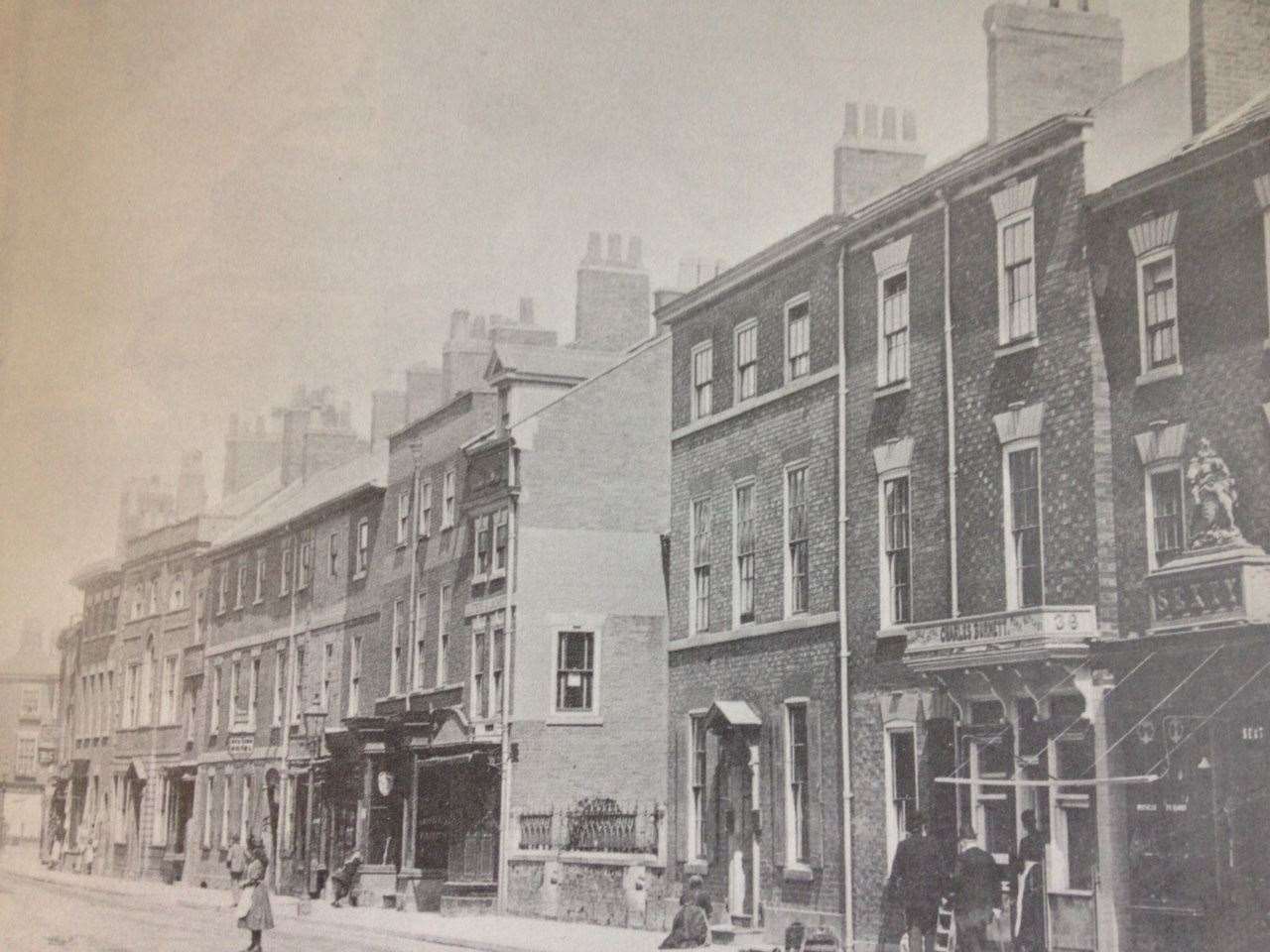 William Burnett lived and worked in the Globe Inn on Butcher Row.
