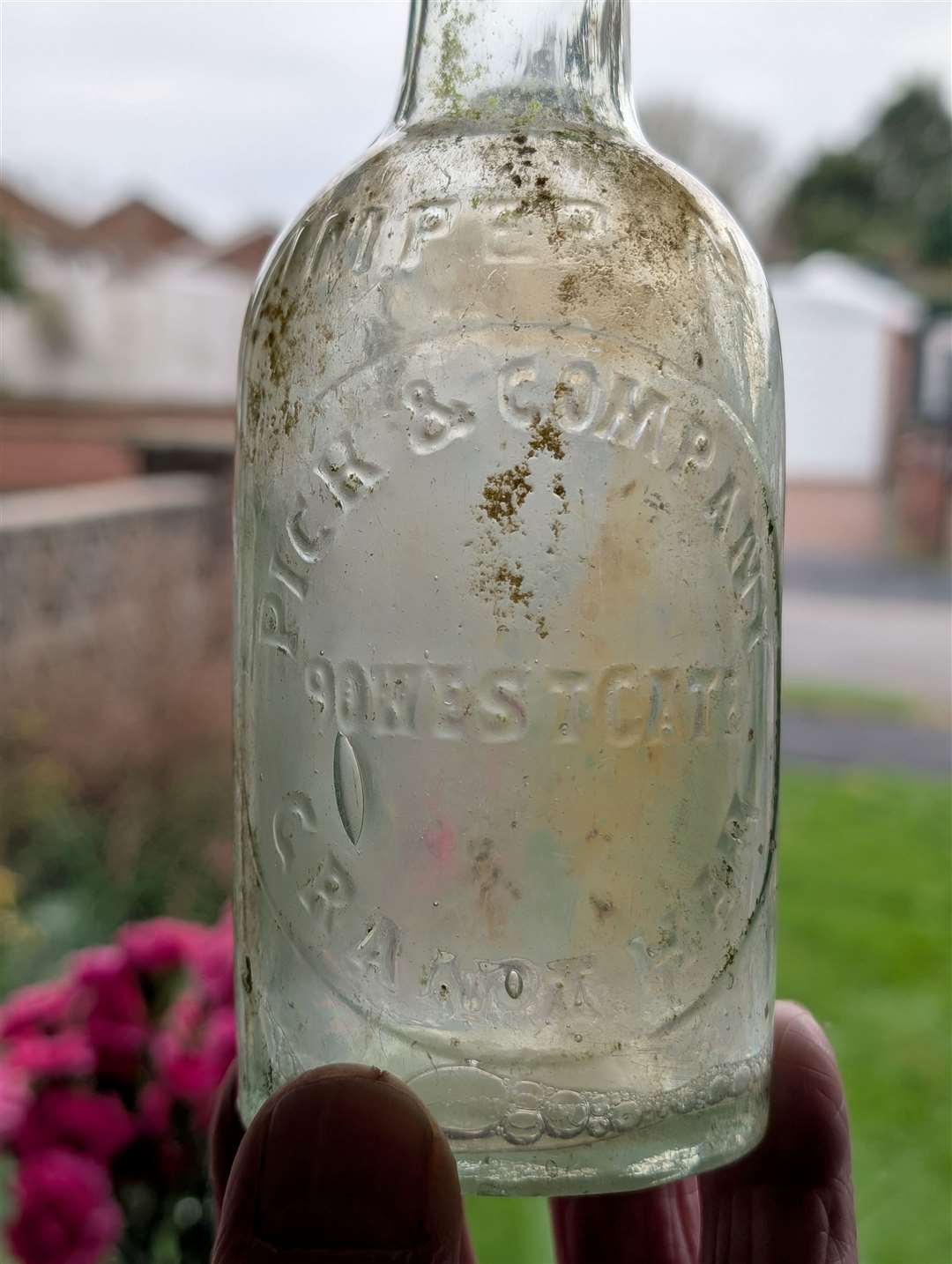 The bottle is believed to be at least 160 years old