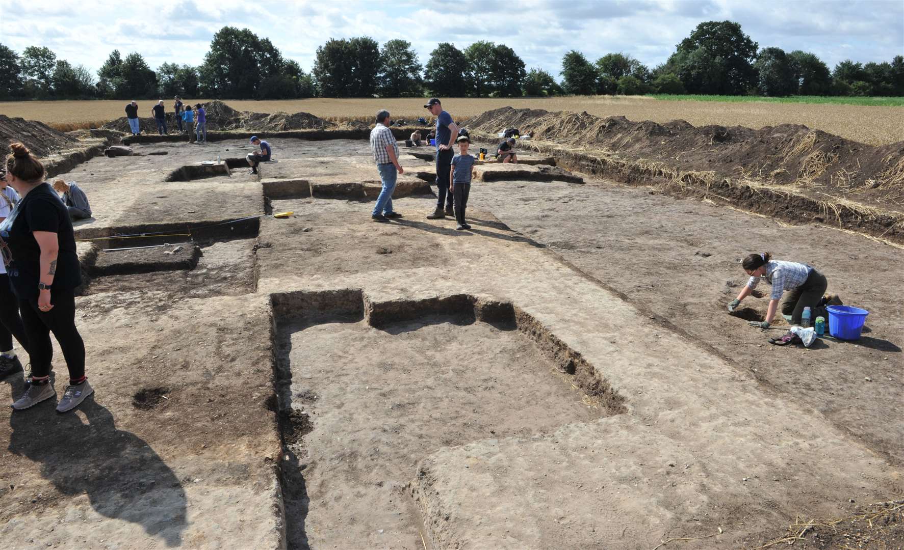 The archaeological dig