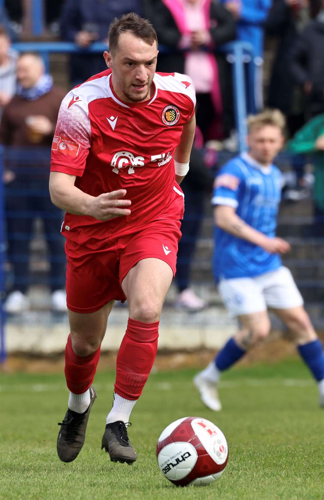 Cameron Johnson, pictured in action for Stamford, has joined Bourne Town. Photo: Rob O'Brien