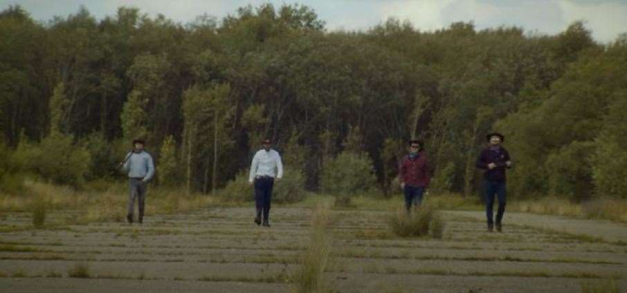 The Collective Band filmed 'Unbalanced' in Twyford Woods in Colsterworth. Photo: The Collective Band/YouTube