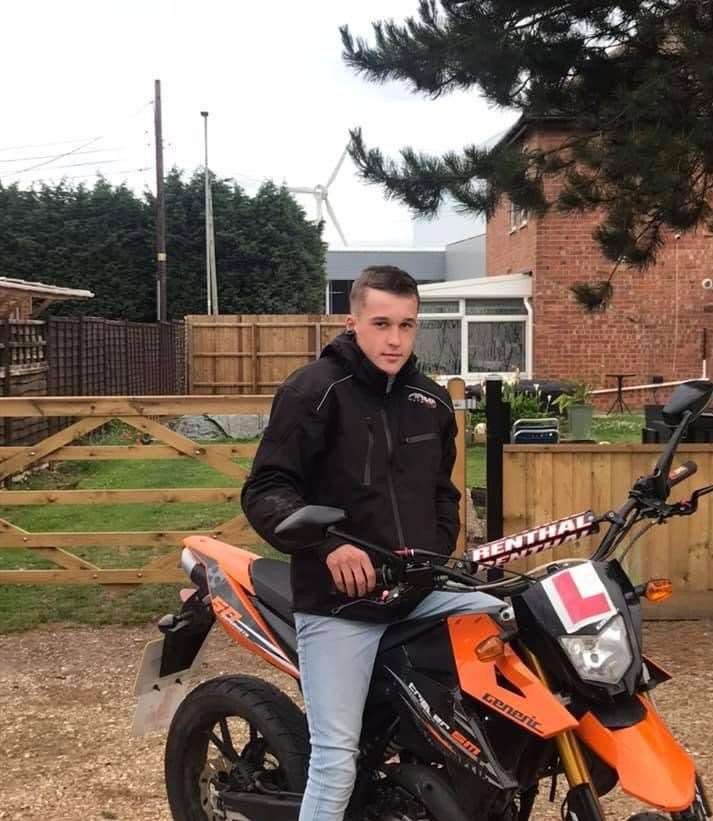 Since losing his sight Jacob can no longer ride a motorbike and no longer has a driving license due to his condition. PHOTO: SUBMITTED