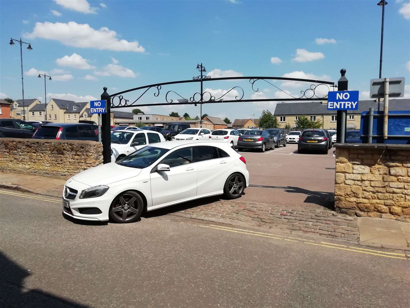 Wharf Road car park in Stamford