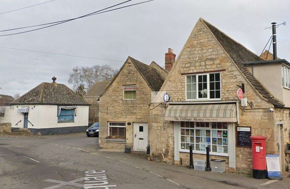The proposed shop is just a short distance from the existing village store. Photo: Google Maps