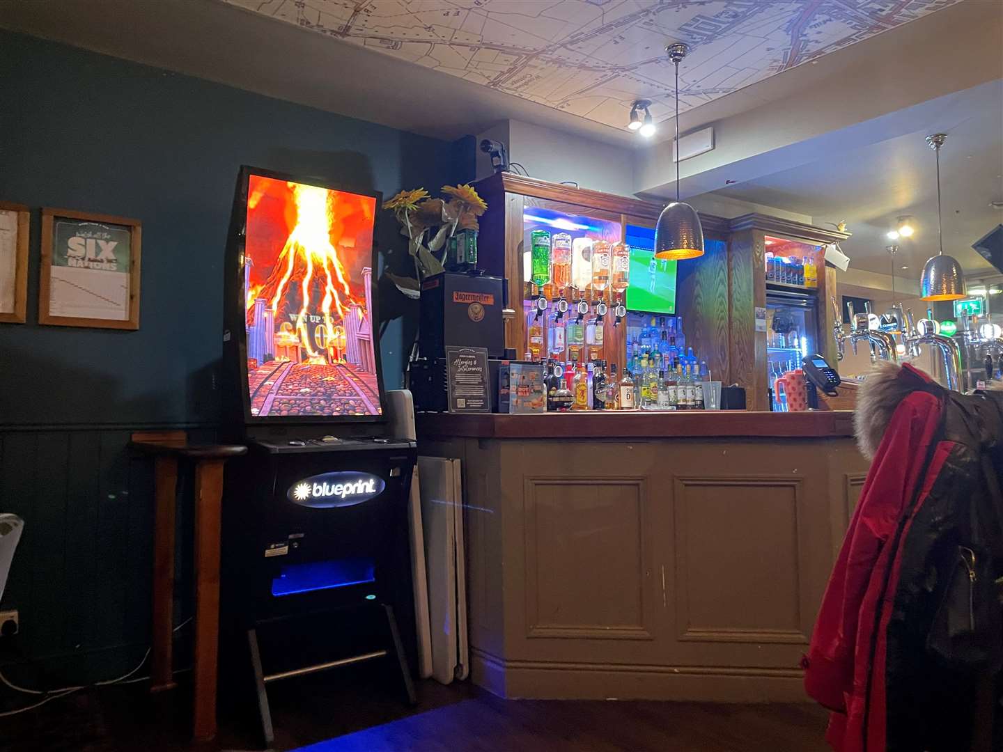 A peek at the bar