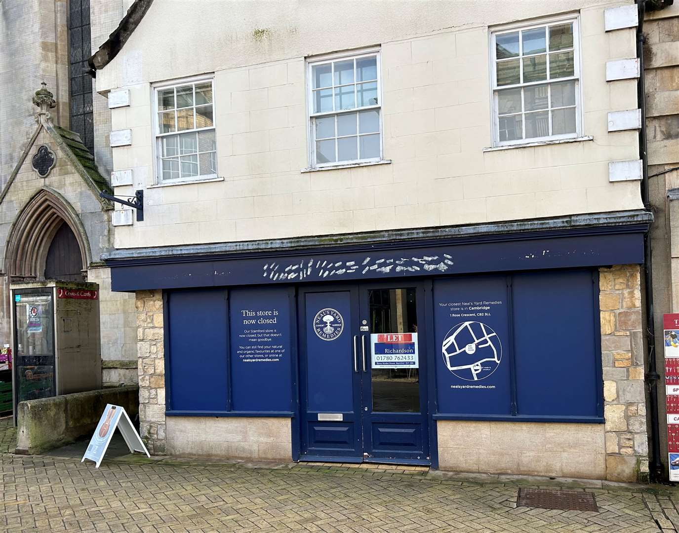 The former Neal's Yard in Stamford