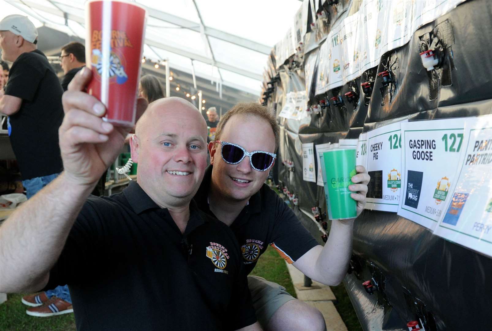 Bob Kennington and Adam Barrett at Bourne Festival 2023. Photo: Chris Lowndes