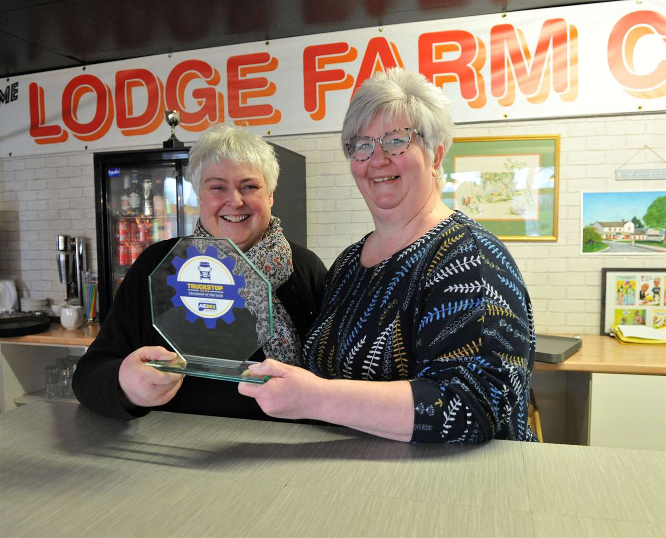 Lodge Farm Cafe owners Susan Dunn and Rebecca Chandler