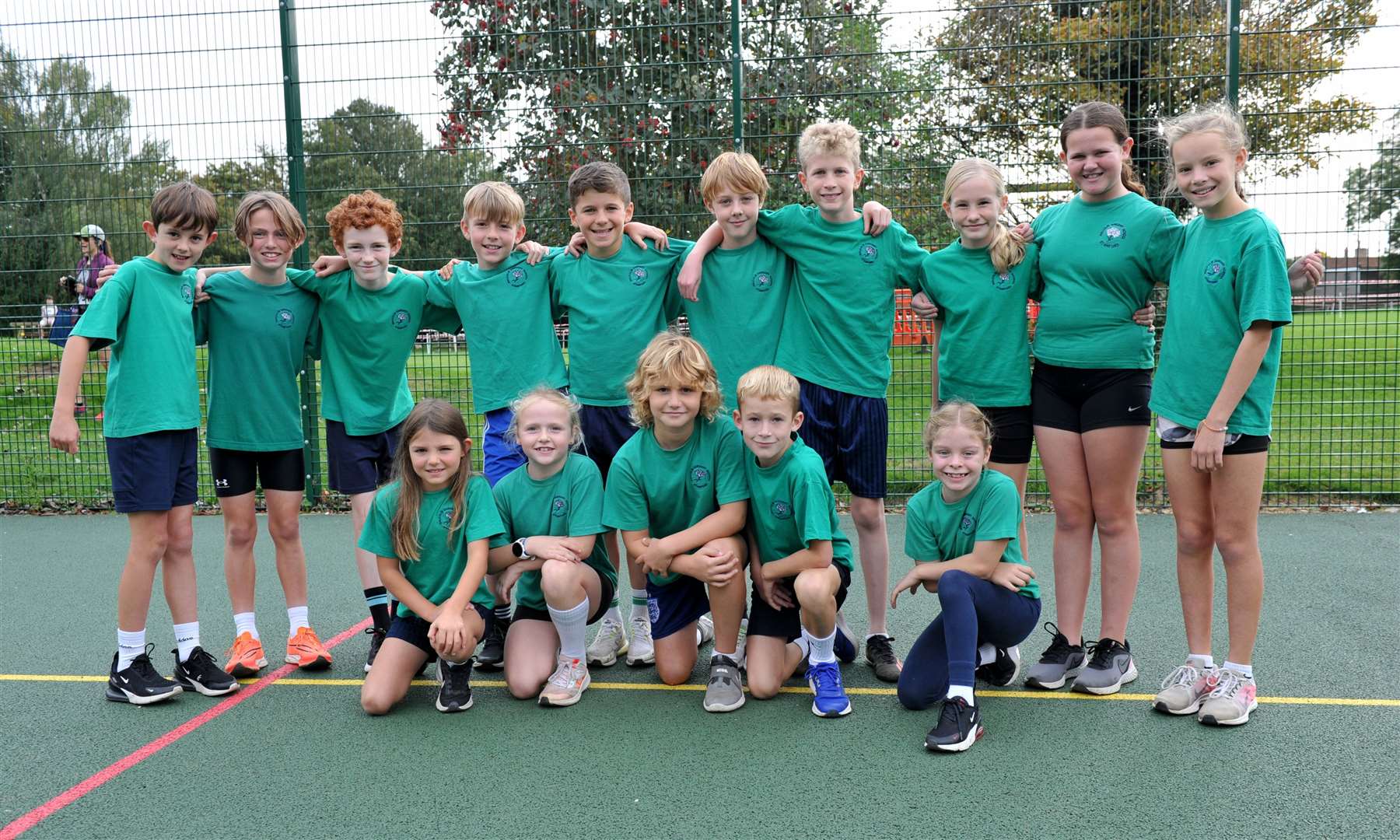 The team from Malcolm Sargent Primary School, Stamford
