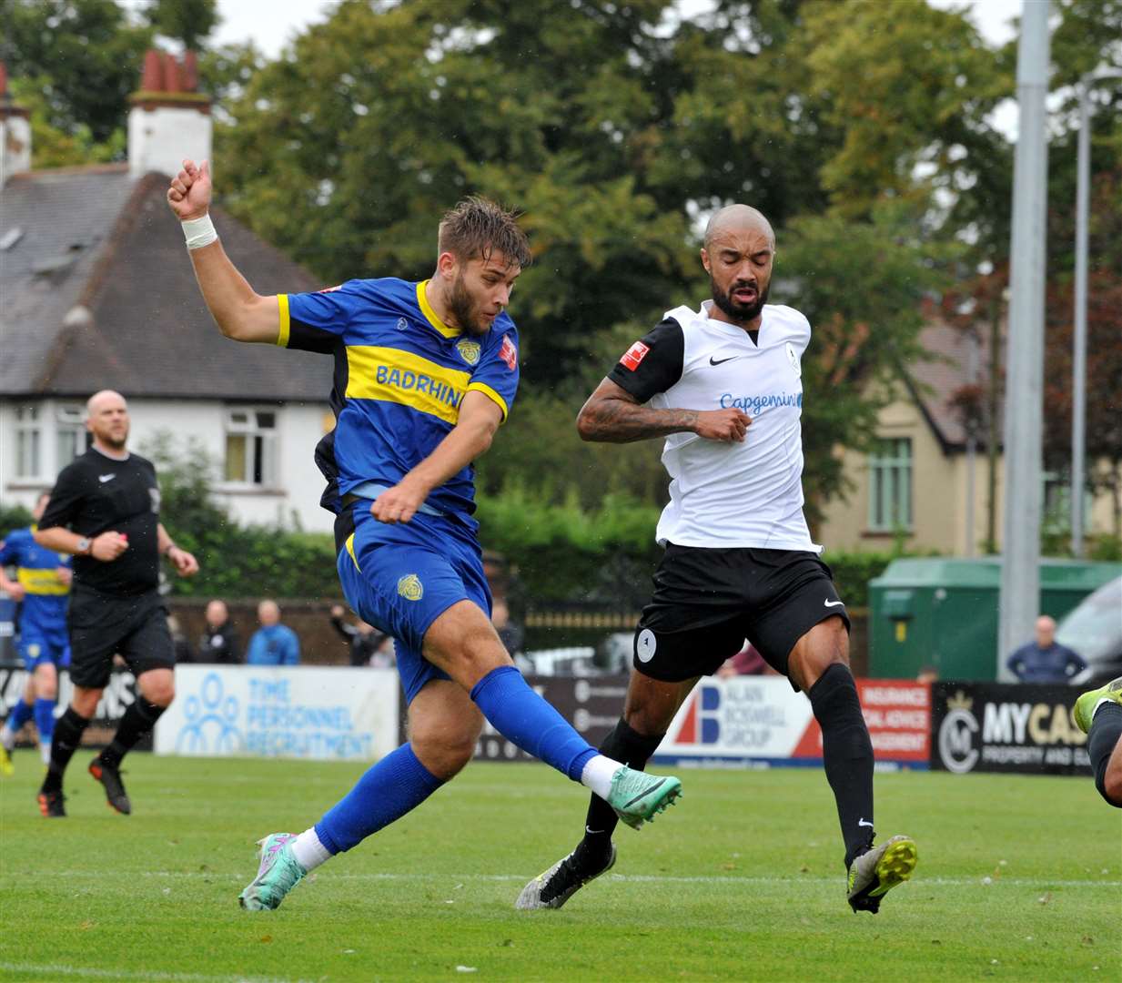Action from Spalding's home defeat to AFC Telford. Photo: Chris Lowndes