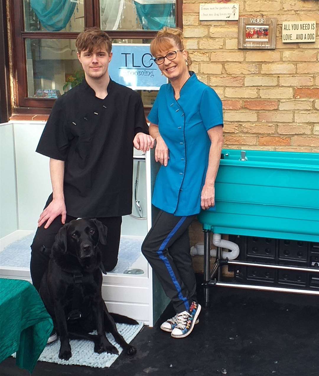 Donna Eggleton and her son Andrew have set up at TLC Grooming in Spalding. (27937628)