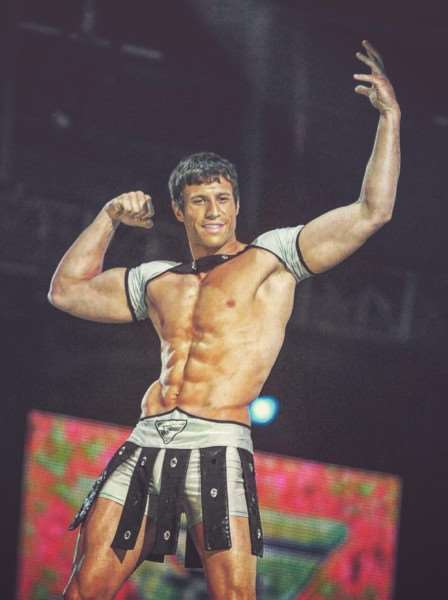Rod Bradley was Spartan in the TV series Gladiators almost 10 years ago.