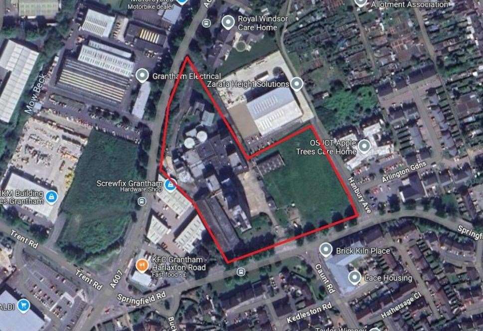 The site is 6.23 acres. Photo: Rightmove
