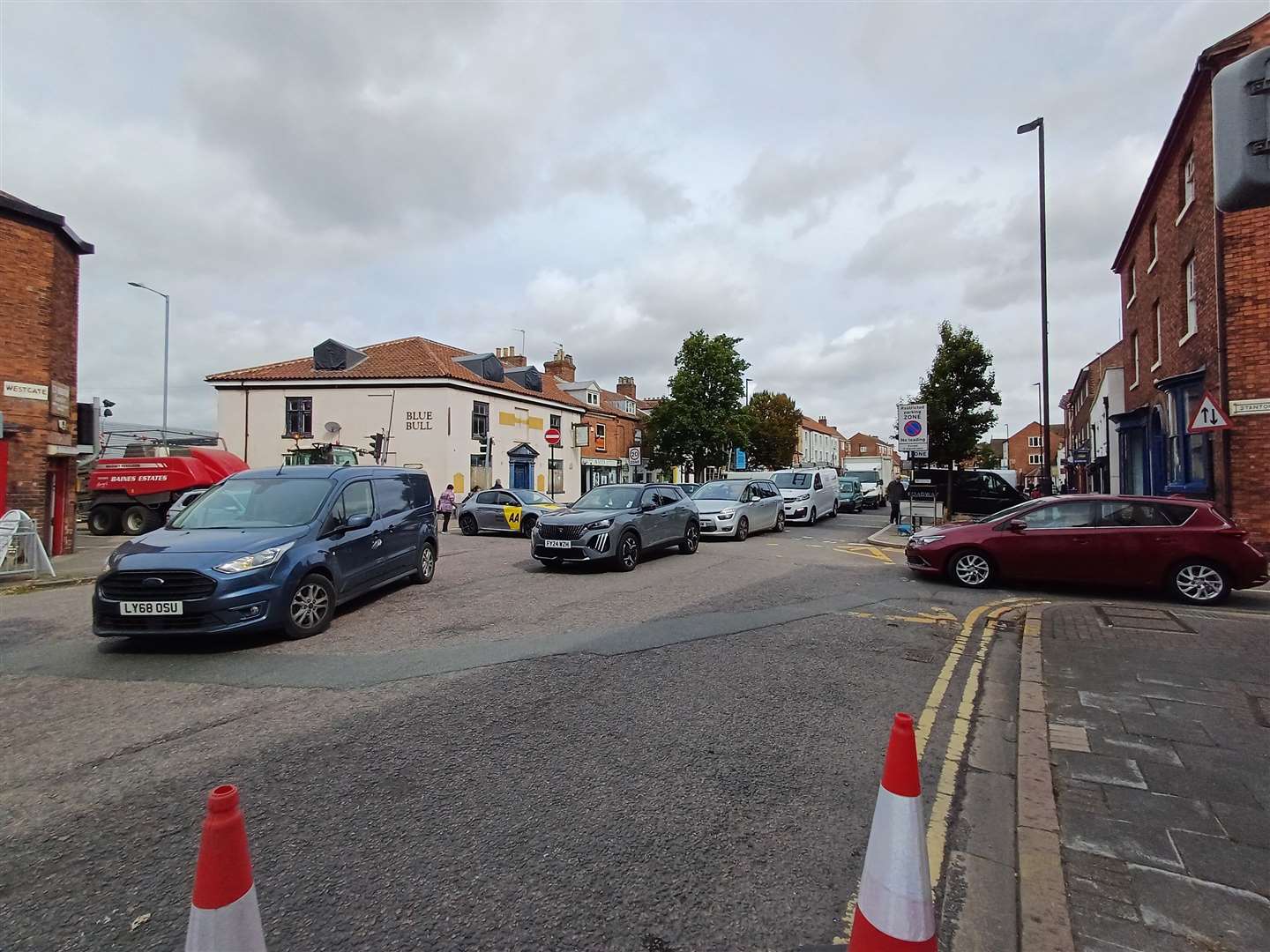 Residents continue to feel frustrated with Grantham’s traffic. Photo: Daniel Jaines