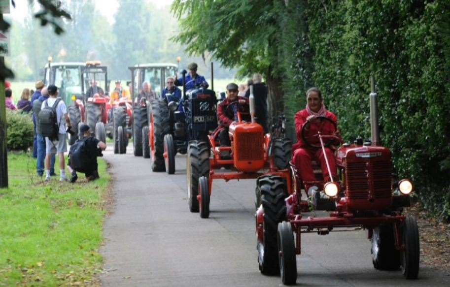 One of the previous Tractor Run events held in West Pinchbeck