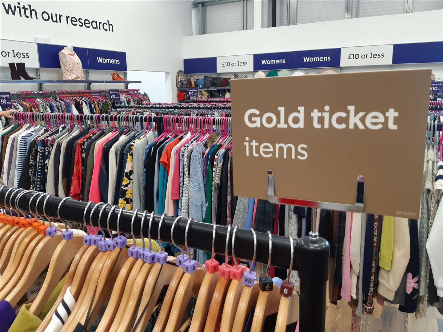 Gold Ticket items are those staff have picked out from donations as something special