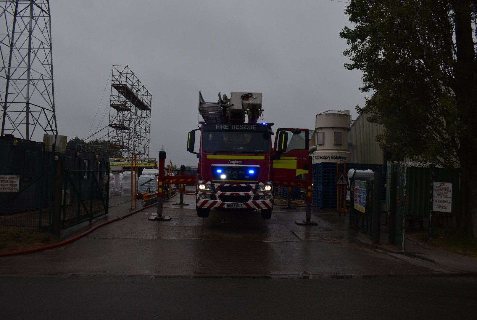 Fire crews were on the scene. Photo: RSM Photography