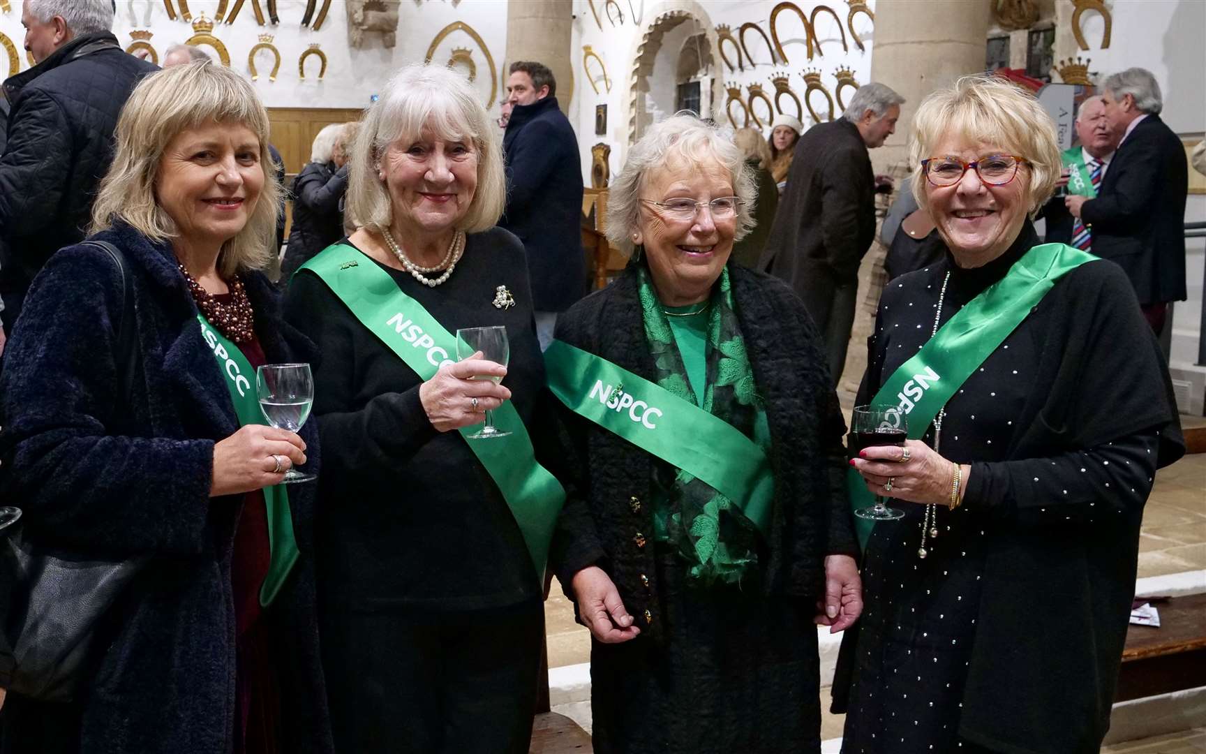 Rutland NSPCC supporters Barbara Elsey, Margaret Wheeler, Miranda Hall and Sheila Elwell