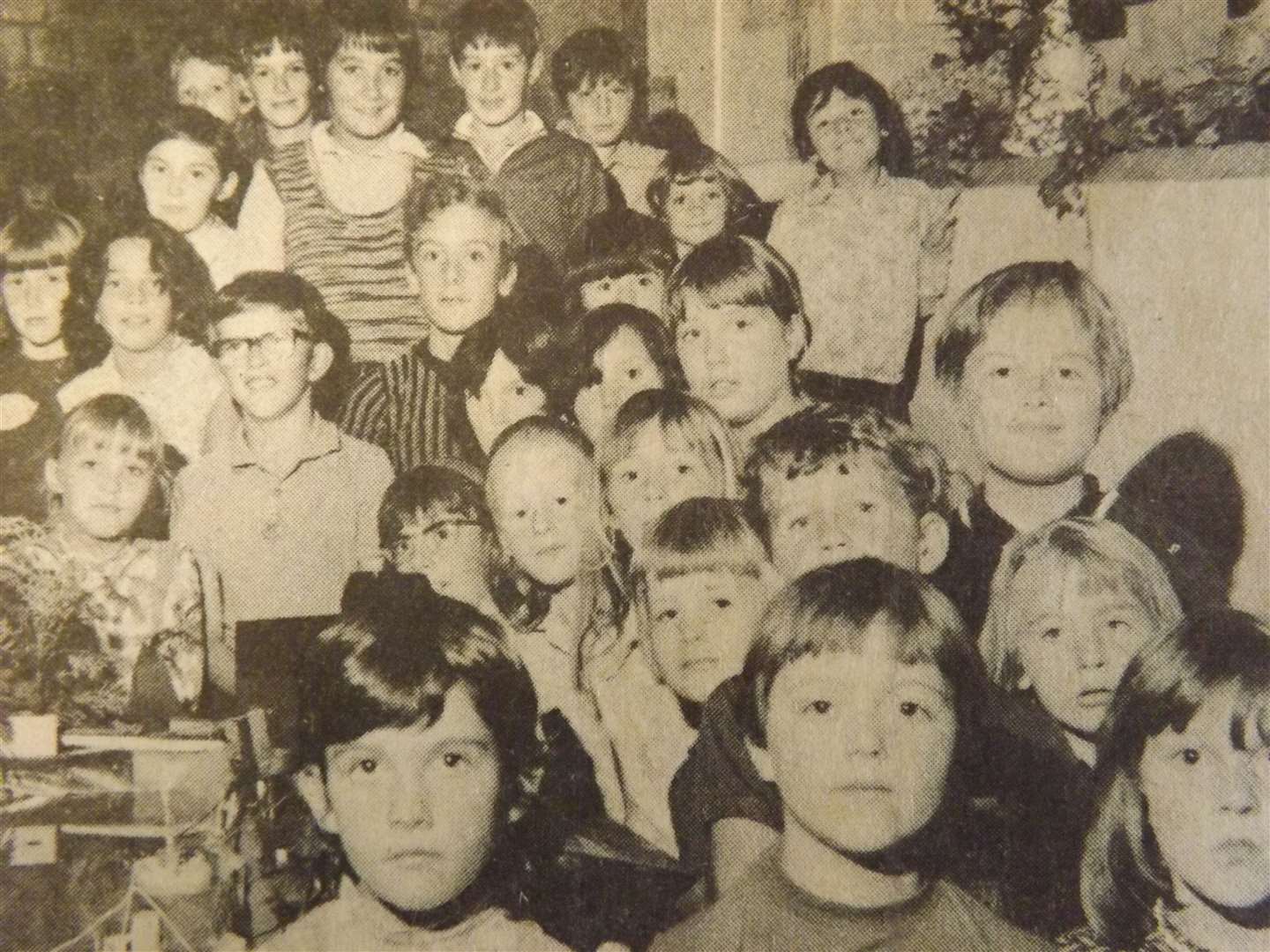 50 years ago: August 31, 1973 – “Youngbournes”, the children's group at Bourne Abbey Church, pictured beside the model depicting “water” about which they held a course last week.