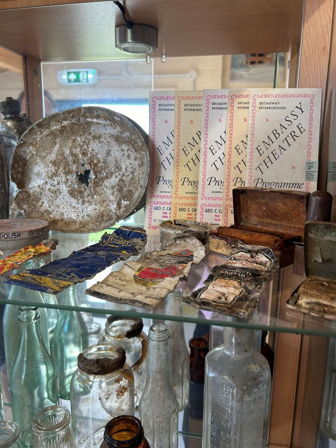 Items which were found at the airfield