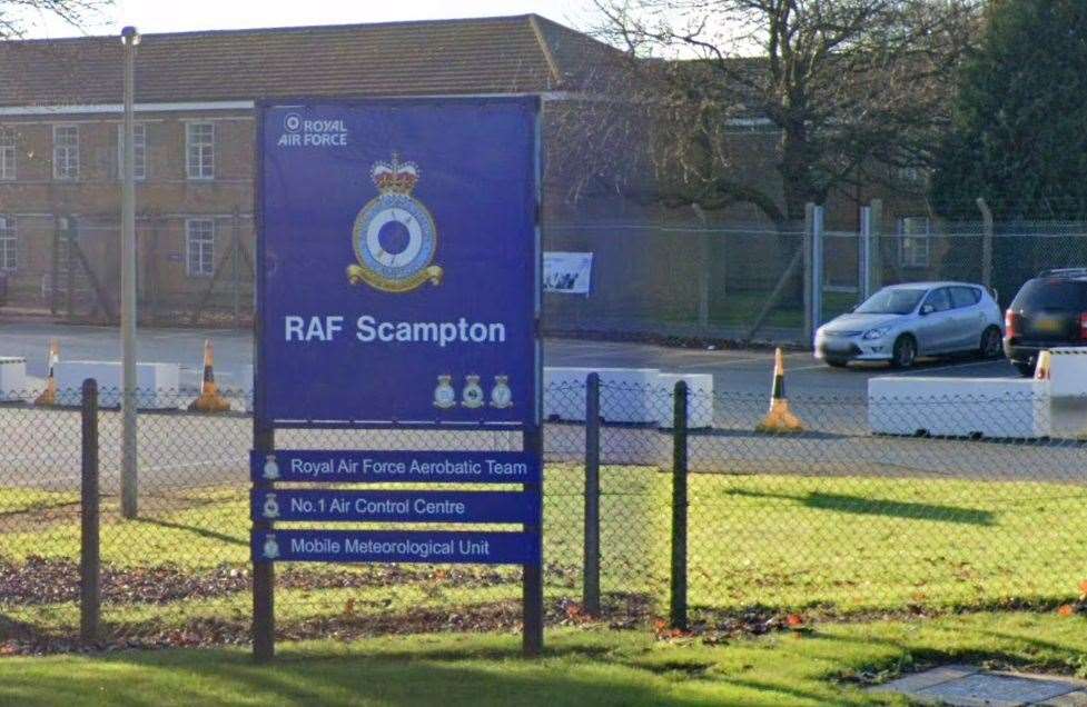 RAF Scampton. Credit: Google