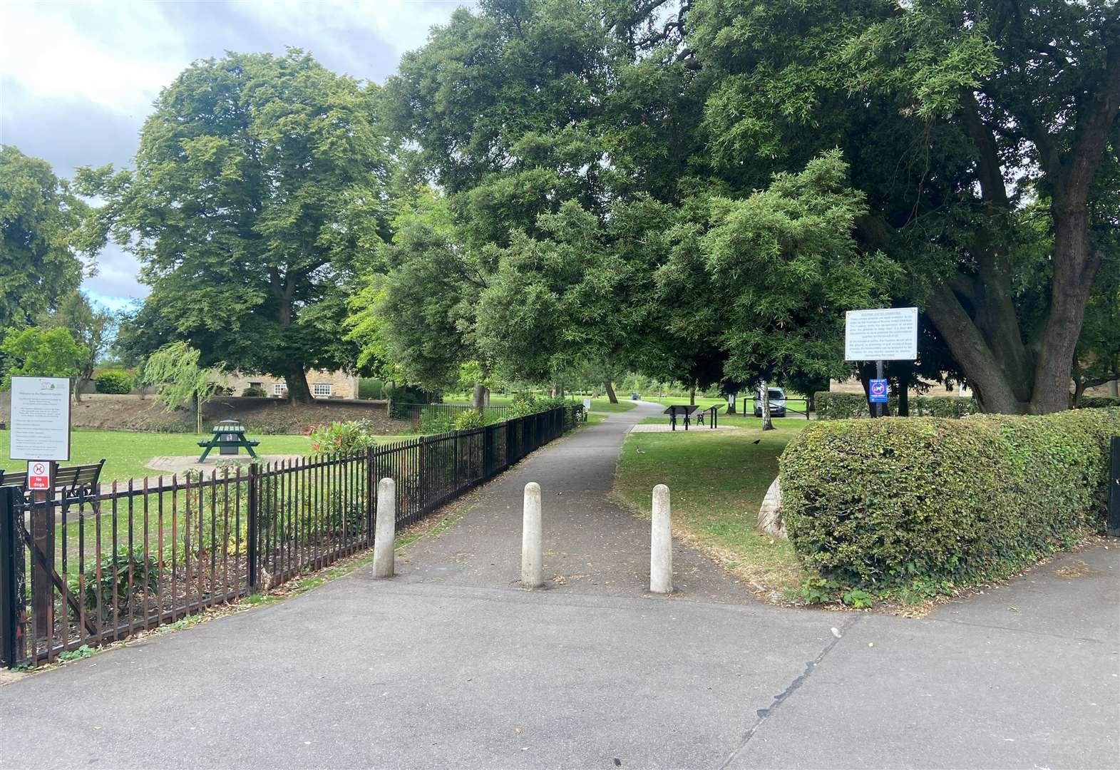 The Wellhead Park was the scene of Kyle Marshall's death, aged 37