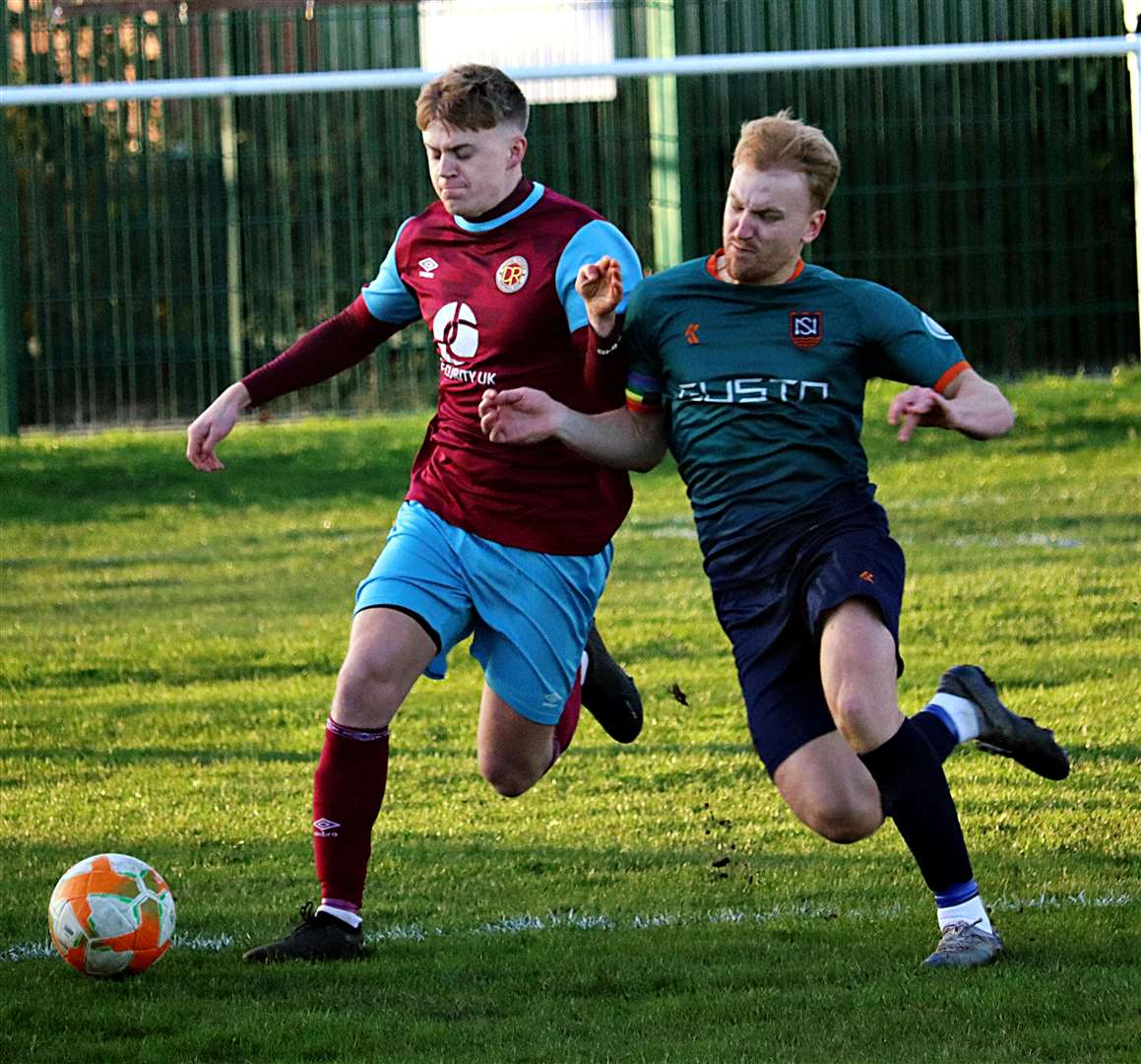 Jamie Goddard came on in the second-half and was a great addition to the side. Images: Rob Currell.