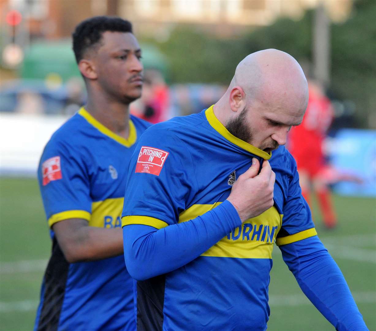 James Clifton and Dion Sembie-Ferris. Photo: Chris Lowndes